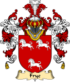 English Family Coat of Arms (v.25) Fry or Frye