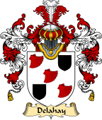 Irish Family Coat of Arms (v.25) Delahay