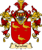 English Family Coat of Arms (v.25) Tyrwhitt