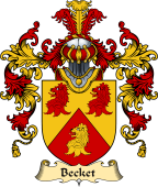 Irish Family Coat of Arms (v.25) Becket