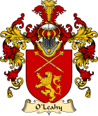 Irish Family Coat of Arms (v.25) O'Leahy