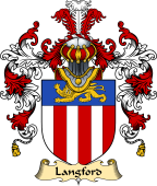 English Family Coat of Arms (v.25) Langford