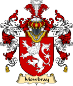 English Family Coat of Arms (v.25) Mowbray