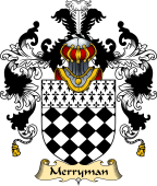 English Family Coat of Arms (v.25) Merryman