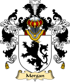 Welsh Family Coat of Arms (v.25) Morgan (Arxton, Hereford, formerly of Llanddewi)