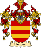 English Family Coat of Arms (v.25) Harcourt