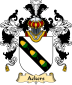 English Family Coat of Arms (v.25) Ackers