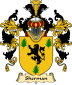 English Family Coat of Arms (v.25) Sherman