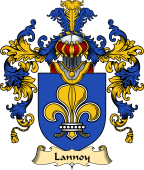 English Family Coat of Arms (v.25) Lannoy