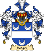 English Family Coat of Arms (v.25) Hodges