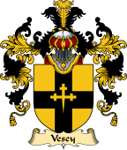 Irish Family Coat of Arms (v.25) Vesey or Vescy