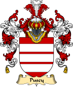 English Family Coat of Arms (v.25) Pusey