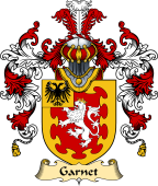 English Family Coat of Arms (v.25) Garnet