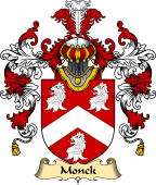 English Family Coat of Arms (v.25) Monck or Monk