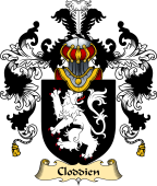 Welsh Family Coat of Arms (v.25) Cloddien (AP GWYBEDYDD)