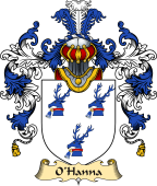 Irish Family Coat of Arms (v.25) O'Hanna