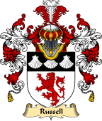 English Family Coat of Arms (v.25) Russel