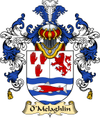 Irish Family Coat of Arms (v.25) O'Melaghlin or MacLoughlin