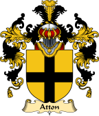 English Family Coat of Arms (v.25) Atton