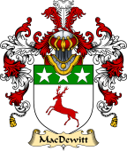 Irish Family Coat of Arms (v.25) MacDewitt or MacDavitt