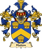 English Family Coat of Arms (v.25) Hatton