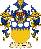 English Family Coat of Arms (v.25) Latham