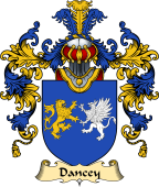 English Family Coat of Arms (v.25) Dancey or Dancy