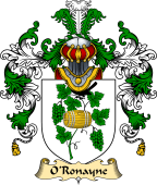 Irish Family Coat of Arms (v.25) O'Ronayne