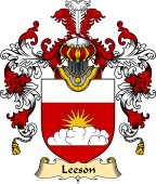 English Family Coat of Arms (v.25) Leeson