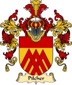 English Family Coat of Arms (v.25) Pilcher