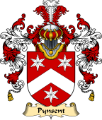 English Family Coat of Arms (v.25) Pynsent