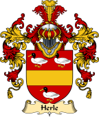 English Family Coat of Arms (v.25) Herle