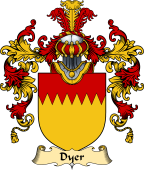 English Family Coat of Arms (v.25) Dyer