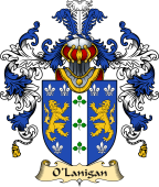 Irish Family Coat of Arms (v.25) O'Lanigan or Lenigan