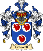 English Family Coat of Arms (v.25) Creswell