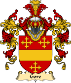 English Family Coat of Arms (v.25) Gore