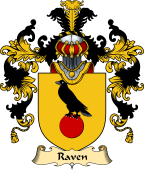 English Family Coat of Arms (v.25) Raven