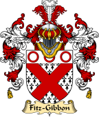 Irish Family Coat of Arms (v.25) Fitz-Gibbon