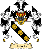 English Family Coat of Arms (v.25) Hesketh