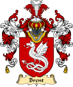 English Family Coat of Arms (v.25) Brent