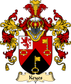 Irish Family Coat of Arms (v.25) Keyes