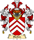 Welsh Family Coat of Arms (v.25) Blethin (of Shirenewton, Monmouthshire)