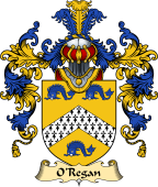 Irish Family Coat of Arms (v.25) O'Regan