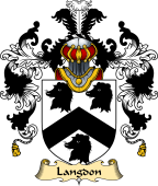 English Family Coat of Arms (v.25) Langdon