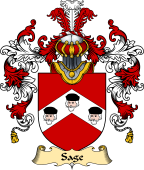 English Family Coat of Arms (v.25) Sage