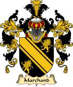 English Family Coat of Arms (v.25) Marchand