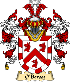 Irish Family Coat of Arms (v.25) O'Boran or Borran