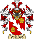 English Family Coat of Arms (v.25) Walworth or Woolworth