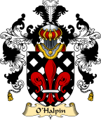 Irish Family Coat of Arms (v.25) O'Halpin I