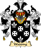 Irish Family Coat of Arms (v.25) Wadding